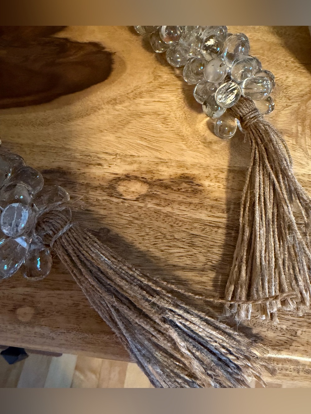 Pottery Barn Glass Marble Beaded Rope. Decorative Objects. - Picture 4 of 6